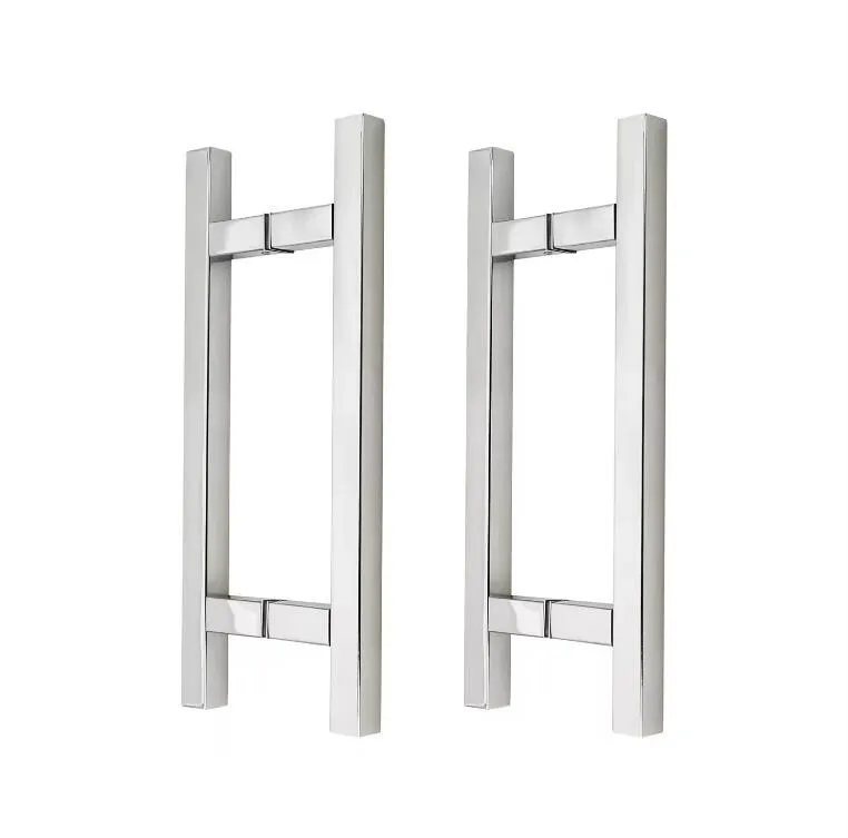 Bezrámová prosklená klika koupelnových dveří