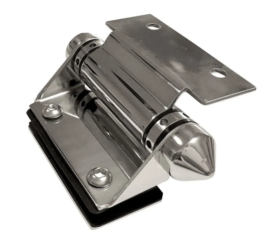 Skleněný pant brány oplocení bazénu