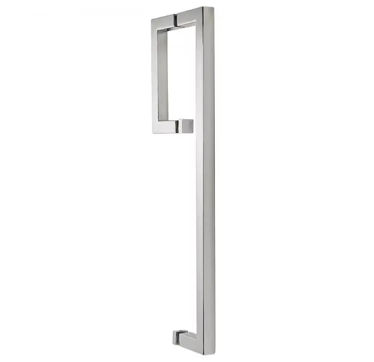 Obdélníková tyč z nerezové oceli Držák na ručníky do sprchových dveří